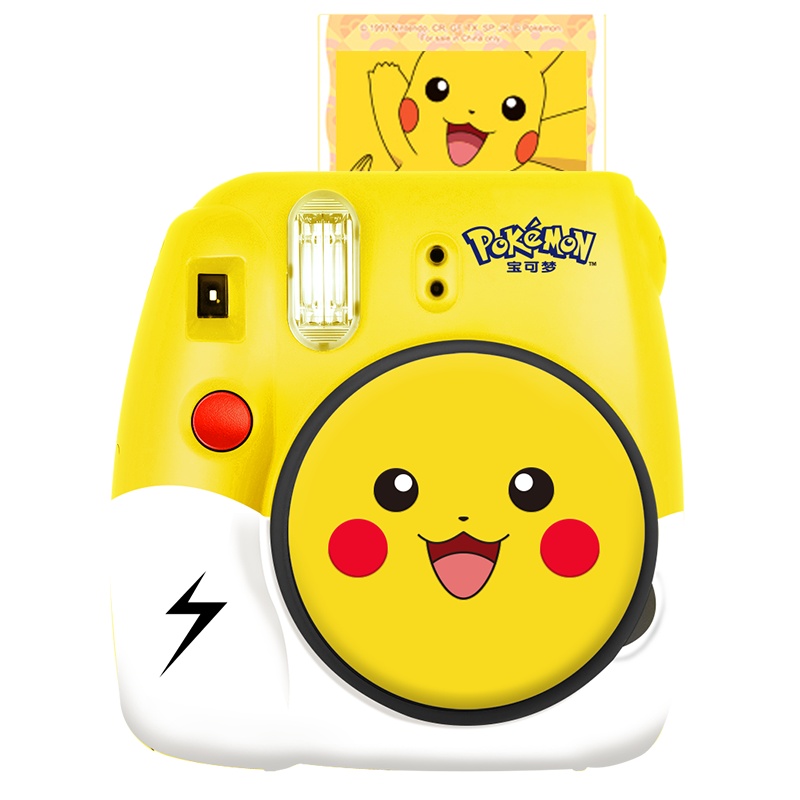 富士(FUJIFILM)INSTAX 立拍立得 一次成像胶片相机 mini9宝可梦皮卡丘相机 套餐二( 含20张相纸)