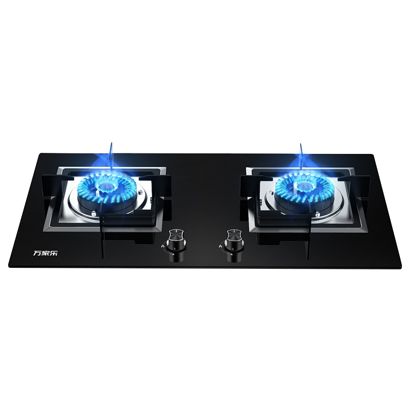 万家乐 燃气灶煤气灶灶台嵌两用灶具 双高猛火 快速点火 钢化玻璃高效猛火 大火力4.5kw液化气JZY-KJ031B