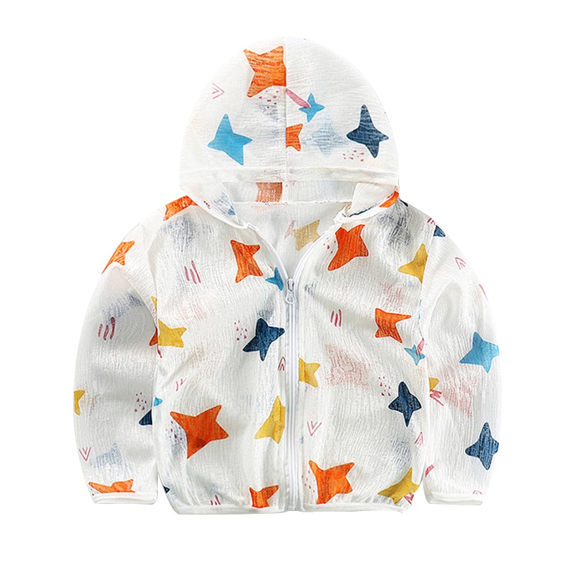 2020儿童防晒衣夏季男童防晒服轻薄透气女童宝宝拉链空调开衫