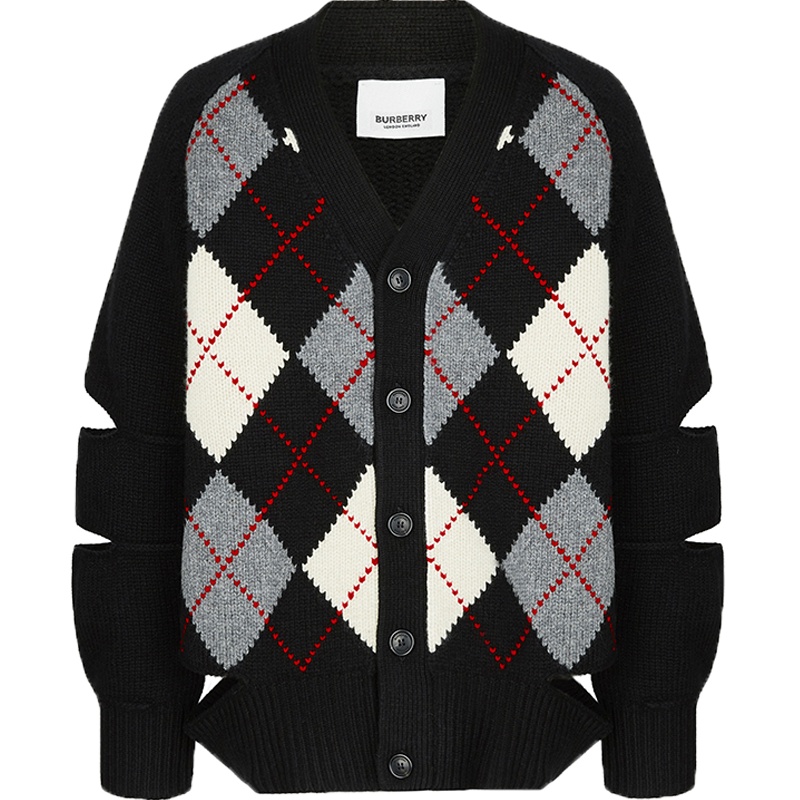 BURBERRY 博柏利 男款羊毛/羊绒针织外套 80133451