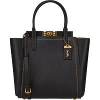 COACH 蔻驰 女士TROUPE系列牛皮革中号托特包手提单肩包 78164