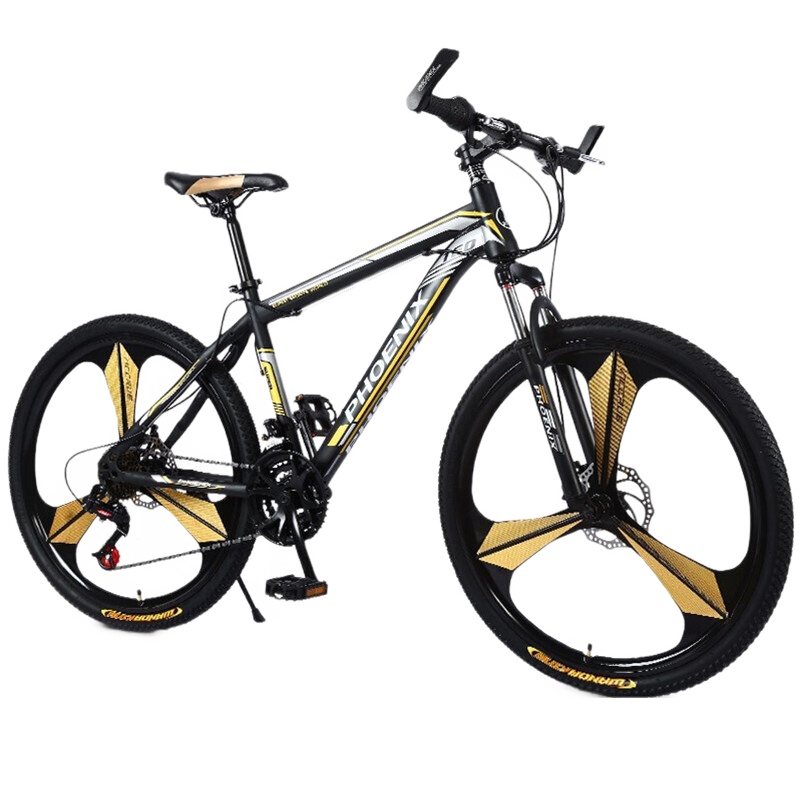 凤凰(Phoenix)山地自行车24寸26寸碟刹zxc一体轮成人单车男士女式学生自行车21速24速27速山地车城市车