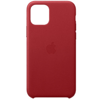 苹果Apple 原装iPhone 11 Pro 皮革保护壳 手机壳 红色