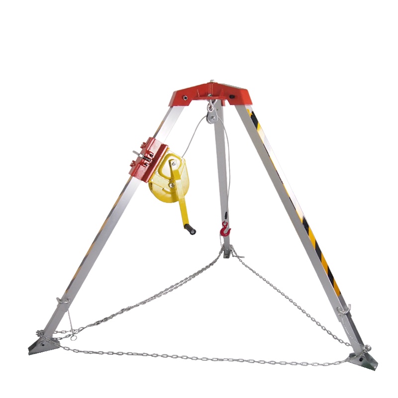 虎鲸牌 消防救援三脚架30米180公斤 铝合金应急抢险三角架便携支架 多功能有限空间作业井口探洞支架180k