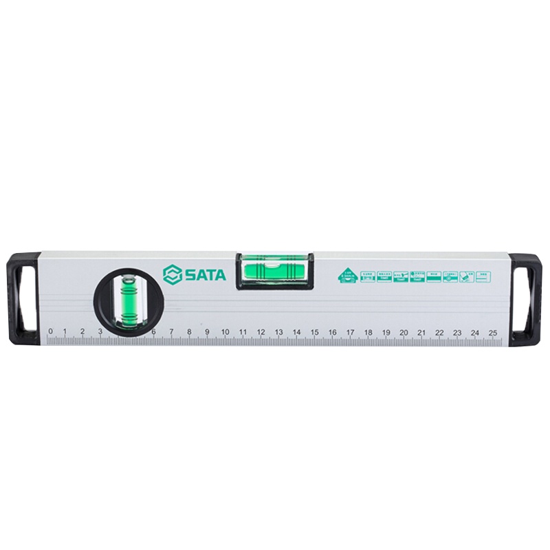 世达(SATA)水平尺 便携式高精度水平仪平衡尺 300MM/12" 91601