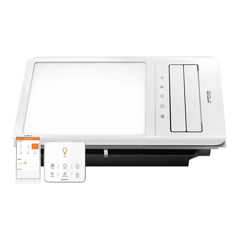 奥普(AUPU)高端浴霸A8潮款机皇 2600瓦大功率 LED双灯 智能双控 负离子 手机控制