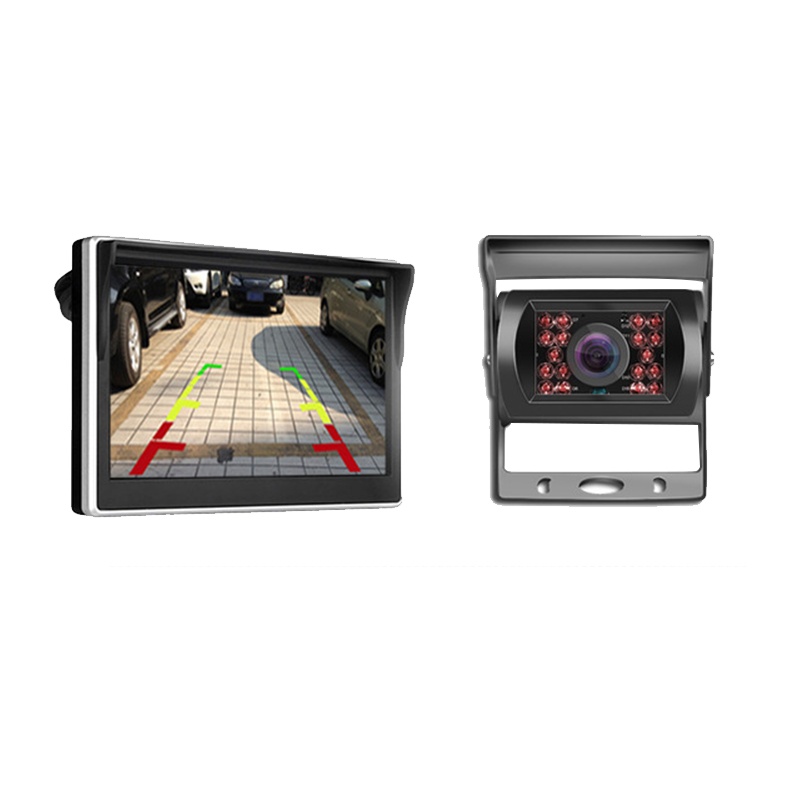 誉霸5寸显示器+1个大巴摄像头 红外 航空接口  货车卡车倒车影像系统 (yoelbaer)