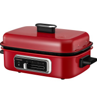 东芝(TOSHIBA)多功能锅料理锅 4.5L大容量 家用烤涮一体锅电火锅电炒锅HC-14KSNC(R)