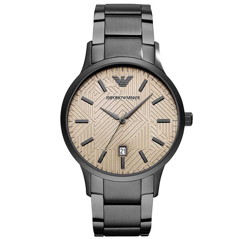 阿玛尼(EMPORIO ARMANI)腕表欧美品牌 男士钢带手表 商务时尚休闲精钢制带电子石英表 男 AR11120
