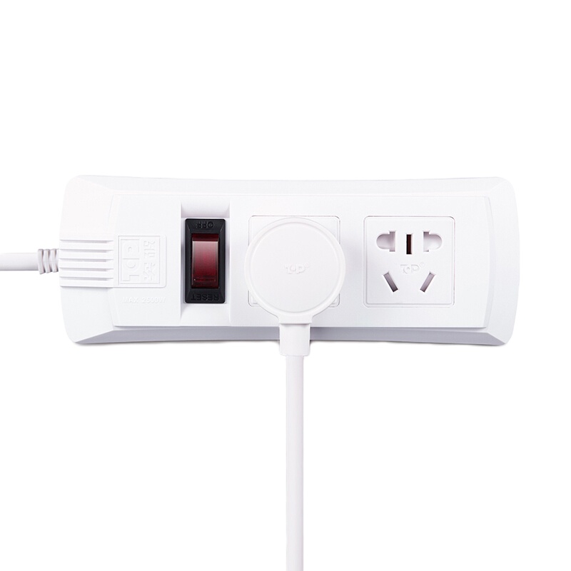 突破(PTOTOP)D1K2(1.8m)2位插线板/插排/排插/插板/接线板/拖线板