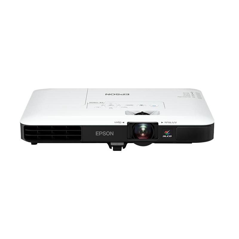 爱普生(EPSON)CB-1780W 便携投影仪 投影机办公 高清宽屏 3000流明 1.2倍变焦 超薄