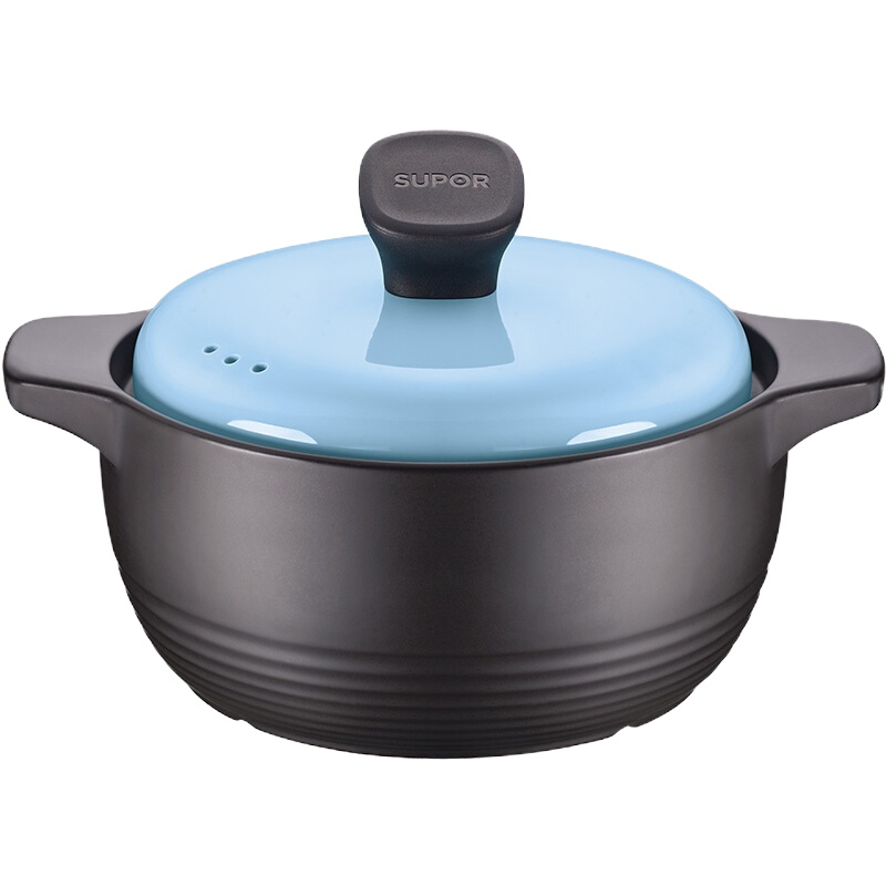 苏泊尔(SUPOR)砂锅TB25G1 2.5L养生煲闷烧汤煲砂锅陶瓷锅煲汤炖锅炖煮焖烧锅石锅明火燃气灶苏泊尔炊具