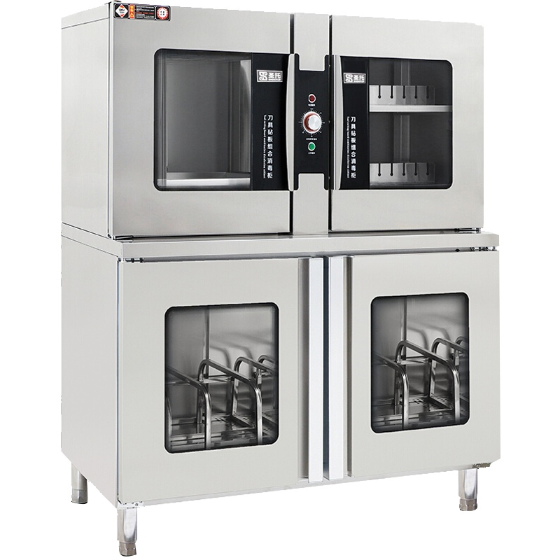 圣托(Shentop)厨房菜刀砧板消毒柜 紫外线毛巾刀具消毒柜商用 热风循环中温消毒碗柜 ZTP700-Q8