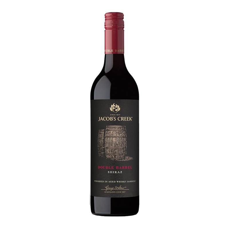 杰卡斯（Jacob’s Creek）双桶创酿系列西拉干红葡萄酒750ml 澳洲进口