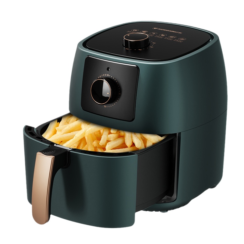 红心电烤炉(空气炸锅)YJ-302D额定功率1400W空气炸锅家用5升新款特价多功能无油全自动大容量电气炸锅机