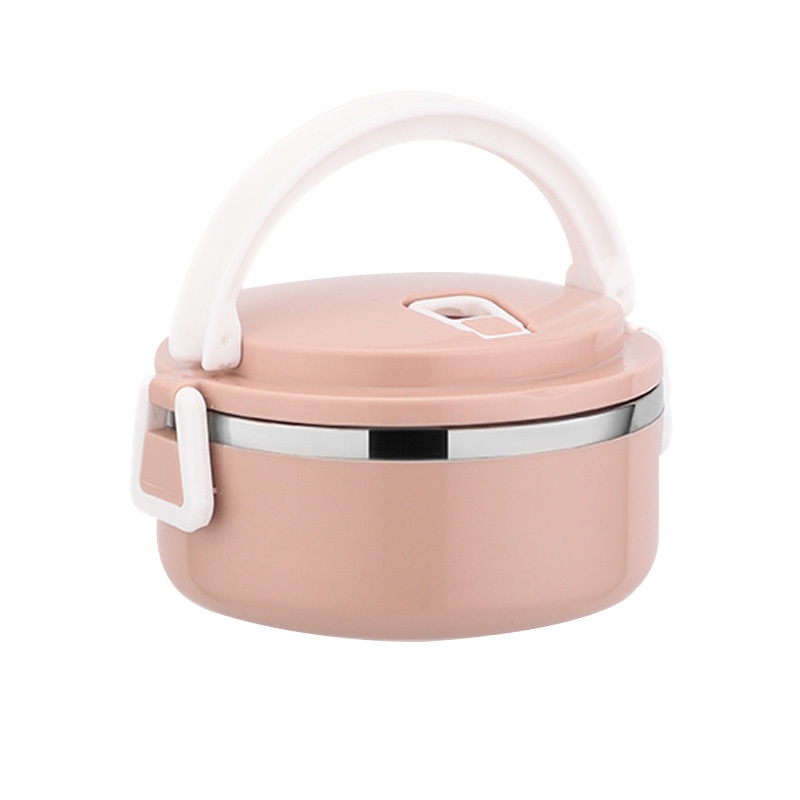 苏宁极物 保鲜盒 DX1314 单层不锈钢304+pp梯扣便当盒饭盒(个)