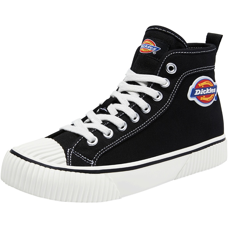 Dickies帆布鞋男2021新款潮流百搭情侣板鞋高帮透气男士休闲鞋潮203N50LXS49