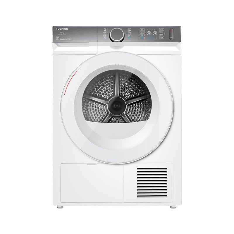 东芝T系10公斤干衣机适温柔烘免熨快穿 UMS微蒸汽熨衣 UV紫外线杀菌 TD-BK110GHCN(GK)-T19