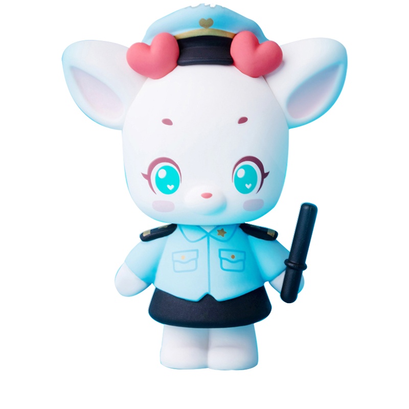 小鹿杏仁儿奇妙职业迷你公仔手办盲盒可爱礼物动漫周边男生女生礼物