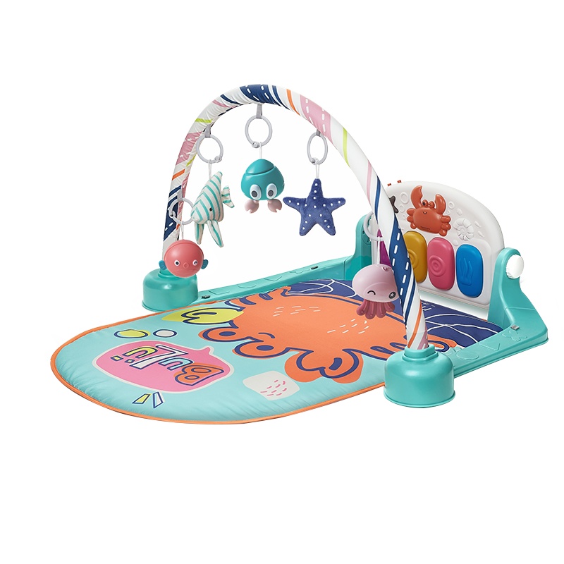 babycare婴儿健身架器脚踏钢琴0-3-6月1岁新生儿宝宝益智音乐玩具 卡卡达鸭子 7315