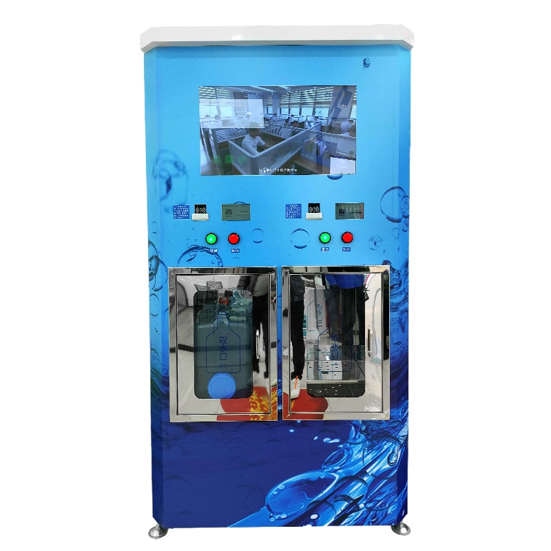 希力800G双出水自动售水机社区直饮水机小区农村投币自助无人扫码刷卡净水器RO反渗透大型商用净水设备