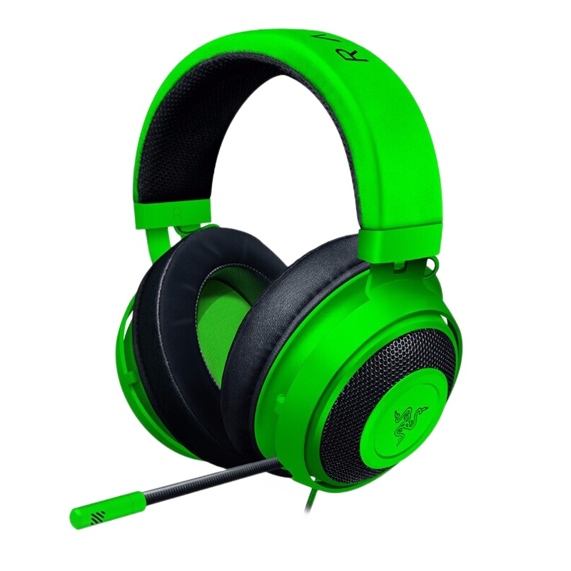 雷蛇(Razer)北海巨妖2019新款绿色 头戴式游戏耳机 电竞耳麦 电脑手机耳机 清凉凝胶耳罩