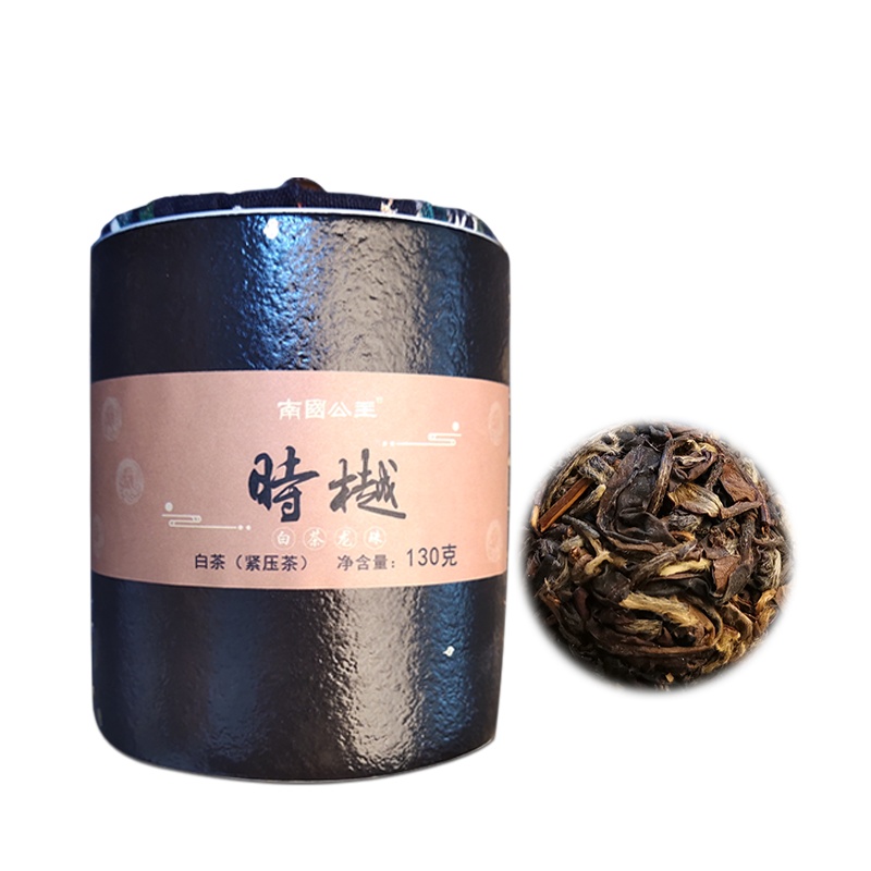 [手工龙珠]南国公主 时樾白茶龙珠 云南白茶 130克罐装