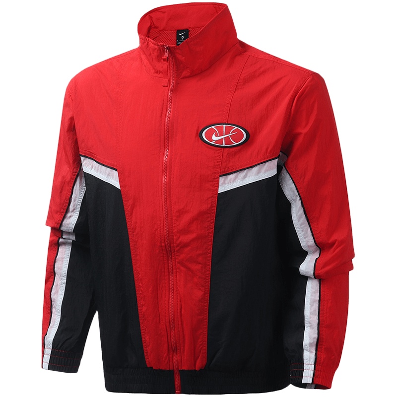 NIKE男装夹克潮流撞色防风时尚篮球休闲外套运动服AV9756
