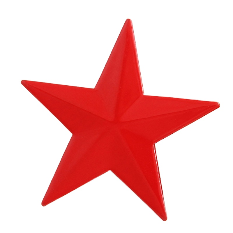 红色五角星2*2cm 100个/组