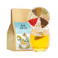 共2袋]青源堂牌菊花枸杞决明子茶蒲公英薄荷甘草金银花茶牛蒡根茶胎菊150克