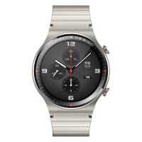 HUAWEI WATCH GT 2 保时捷设计款 钛金灰(46mm)华为智能手表 全钛金属设计 蓝宝石表面 陶瓷背壳 蓝牙通话 专业户外运动