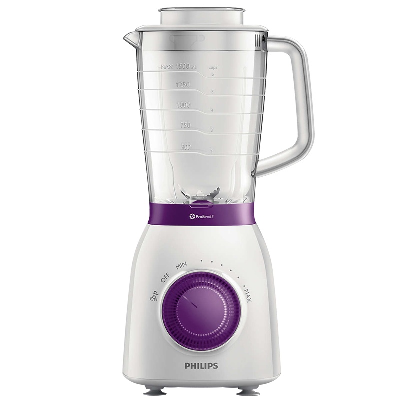 飞利浦(Philips)料理机 家用多功能搅拌机多功能可榨汁 电动大容量搅拌机 婴儿辅食破壁机HR2166