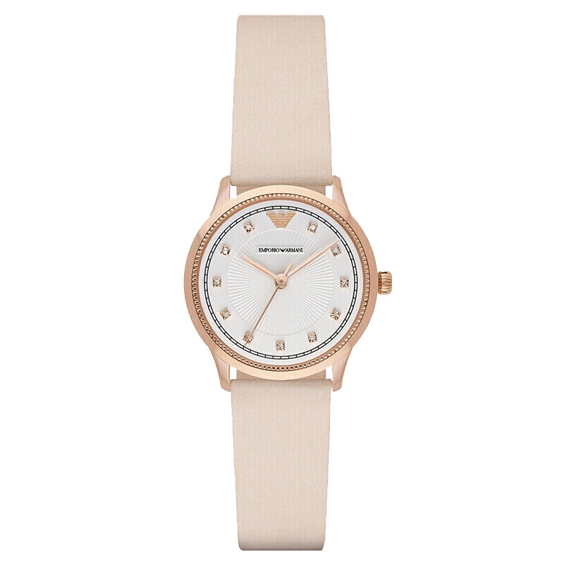 阿玛尼ARMANI手表 商务休闲简约时尚镶钻潮流女表 AR1913