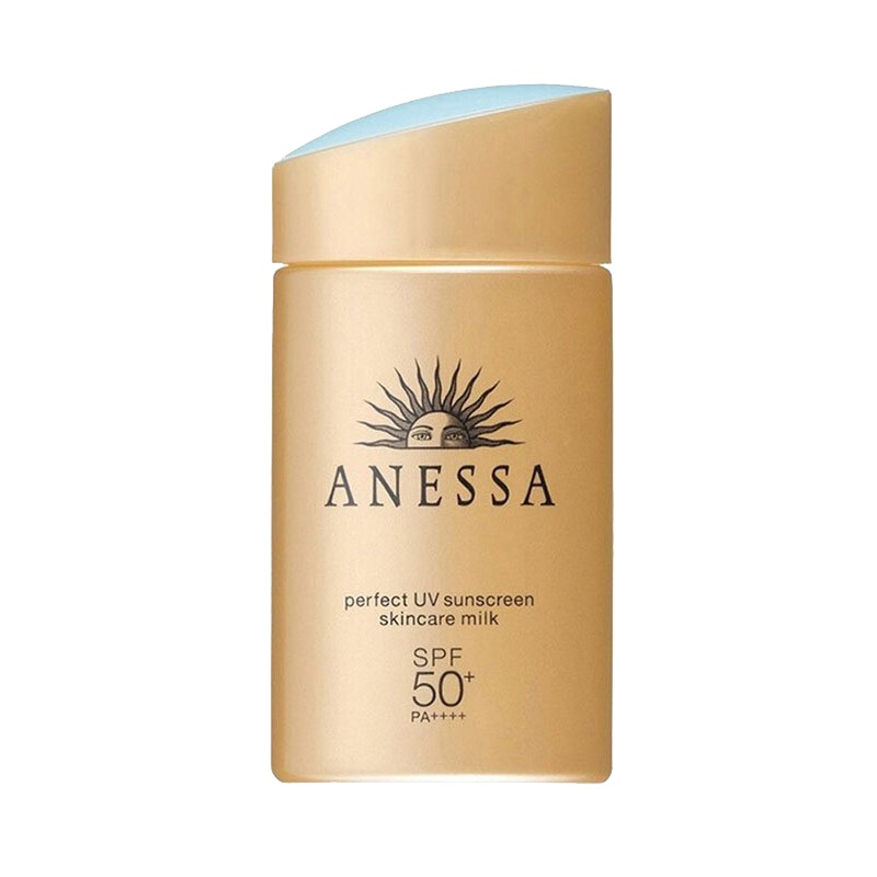 日本资生堂(SHISEIDO)安耐晒防晒乳孕妇粉金瓶60ml 防晒霜防晒防水清爽不油腻