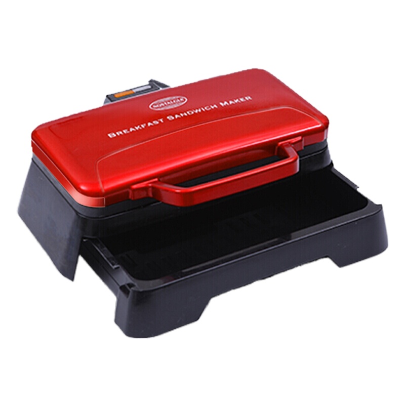 诺思得其（NOSTALGIA ELECTRICS）金属红多功能早餐机 BS20RD