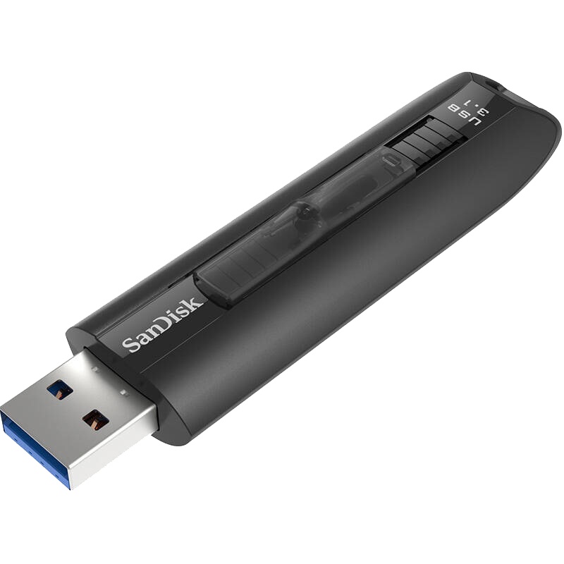 闪迪(SanDisk)64GB U盘CZ800至尊高速USB3.1伸缩优盘 读200MB/s写150MB/s 黑色