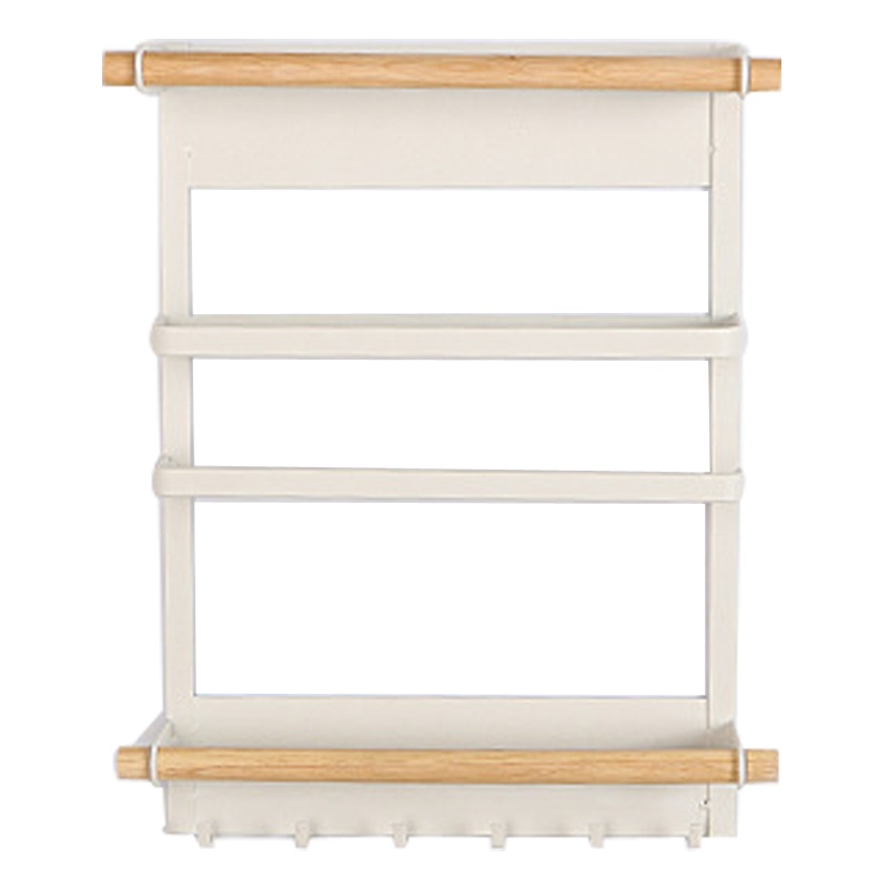 越茂(Vlush)厨房冰箱磁吸置物架侧面收纳盒磁铁壁挂式调料架子侧保鲜膜袋挂架