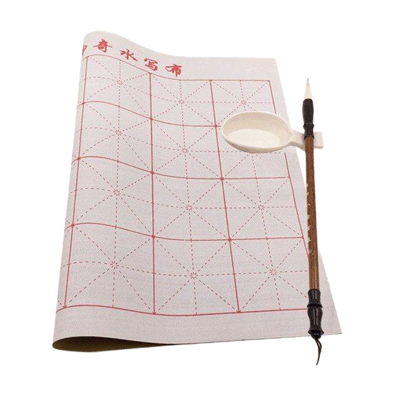 初学者毛笔水写布套装文房四宝套装书法纸字帖羊毫狼毫兼毫套餐 水写布套餐1