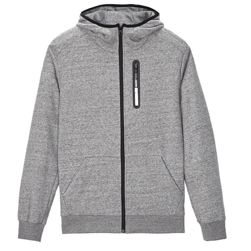 Hieiika 海一家2019秋季男士连帽款拉链装饰时尚青春夹克外套