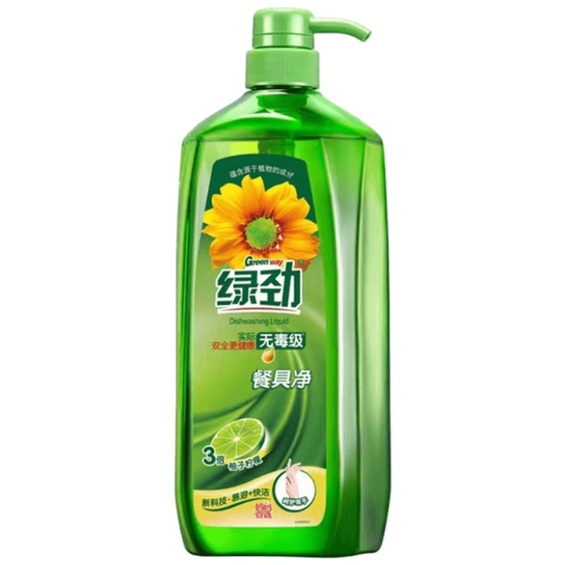 绿劲妈妈壹选新一代餐具净柚子柠檬洗洁精