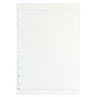 得力(deli) 7938 象牙白活页替芯(深蓝)-90页-A5(本)