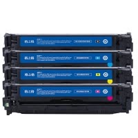 格之格CF210A硒鼓易加粉四色套装适用惠普M251n M251nw M276n M276nw 佳能7100CN 粉盒