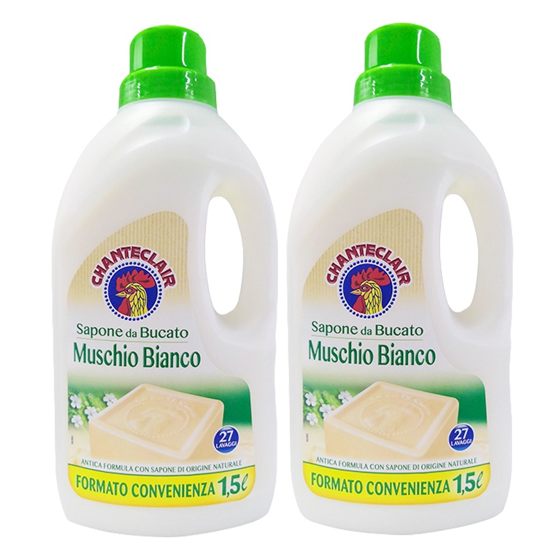 大公鸡头 进口内衣裤洗衣液护衣留香 液态皂液温和洗涤 深层去渍 1500ml*2瓶装