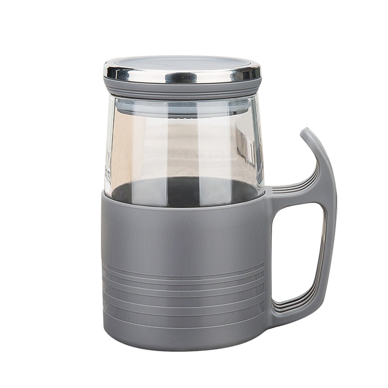 富光玻璃办公杯单层玻璃杯高硼硅材质410ml玻璃杯