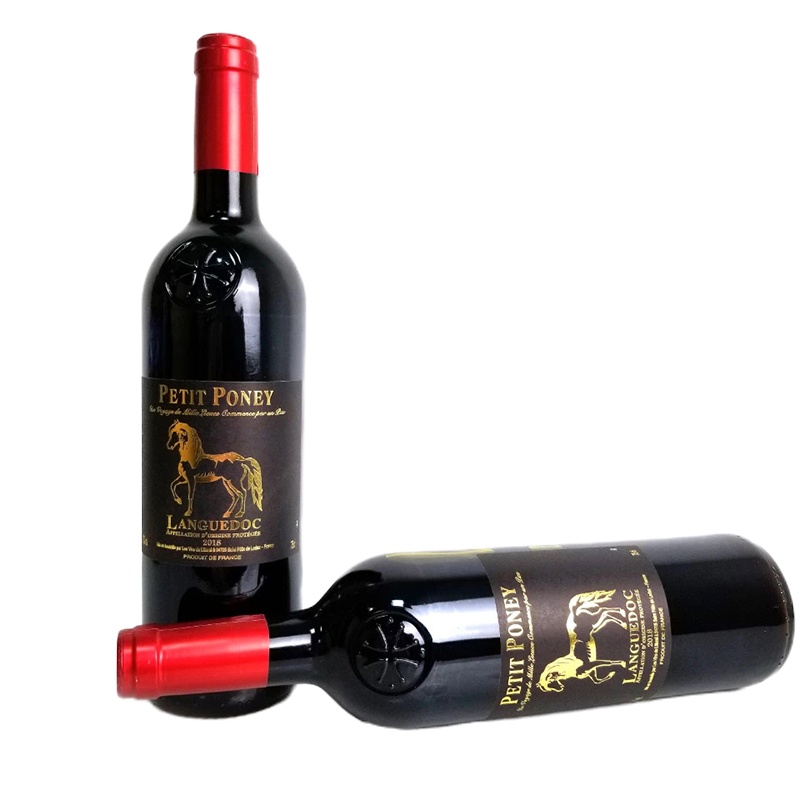破损包赔 法国原瓶进口红酒 进口葡萄酒 小马堡2016年朗格多克干红葡萄酒 750ml *6支 红酒进口 进口酒水