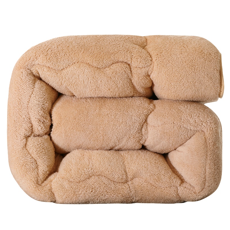 朴晴 羊羔绒被子冬被单面绒棉被加厚保暖秋冬季冬天学生宿舍被芯