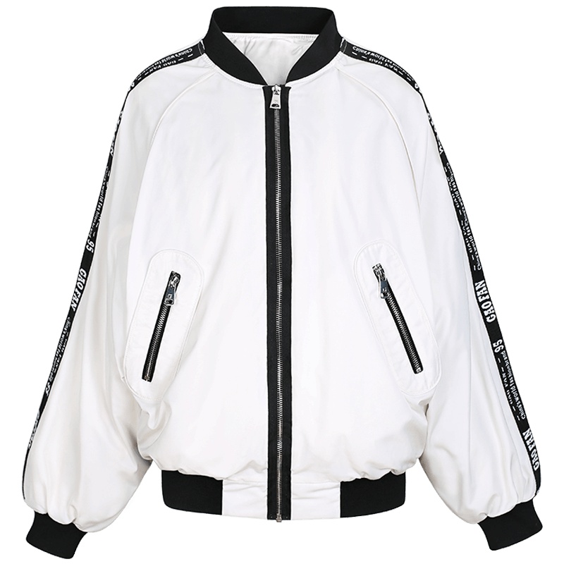 高梵(GOLDFARM)秋冬街头时尚棒球领女士羽绒服短款韩版宽松休闲棉服