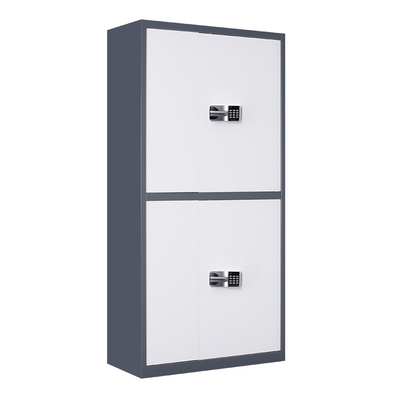 [红心家居]国保锁保密柜加厚钢板通体双节大型密码锁钢制保险柜办公用文件柜