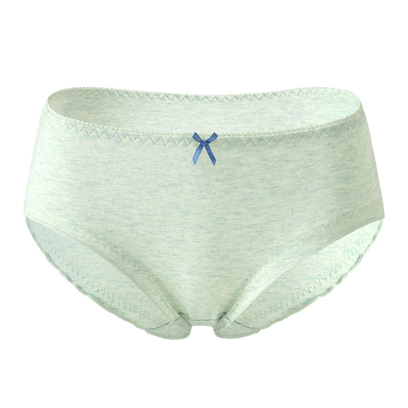北极绒4条装棉内裤女厚日系软妹少女甜美木耳边彩纱学生舒适透气