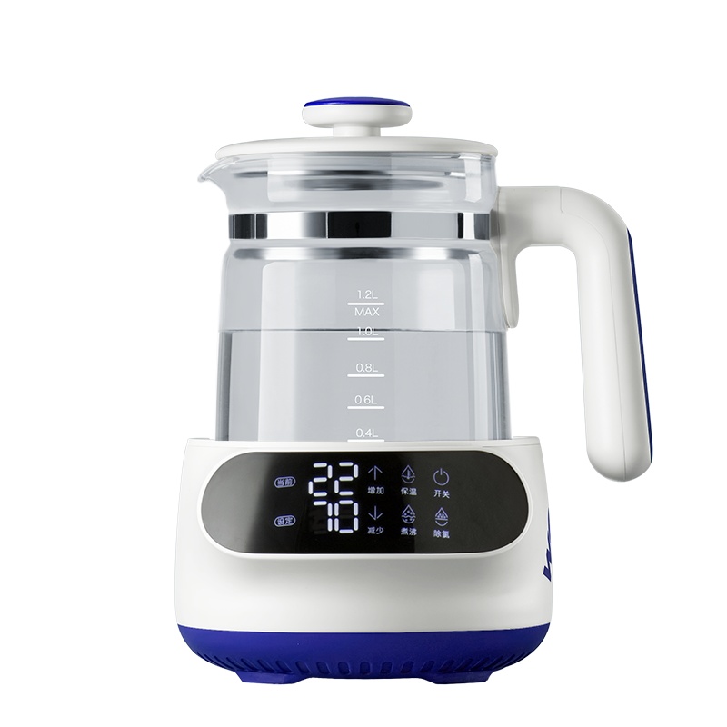 babycare 恒温热水壶调奶器婴儿冲奶粉保温恒温水壶温奶暖奶热奶器 辛德白